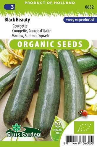Marrow, Summer Squash Black Beauty EKO