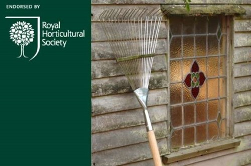 RHS Stainless Lawn Rake - Burgon and Ball