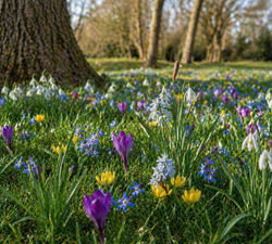 Florablom Flowering Lawn Mix – 65 Naturalising Bulbs for a Blooming Lawn