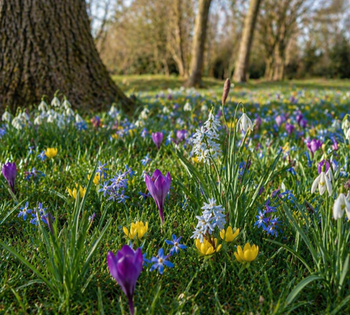 Florablom Flowering Lawn Mix – 65 Naturalising Bulbs for a Blooming Lawn