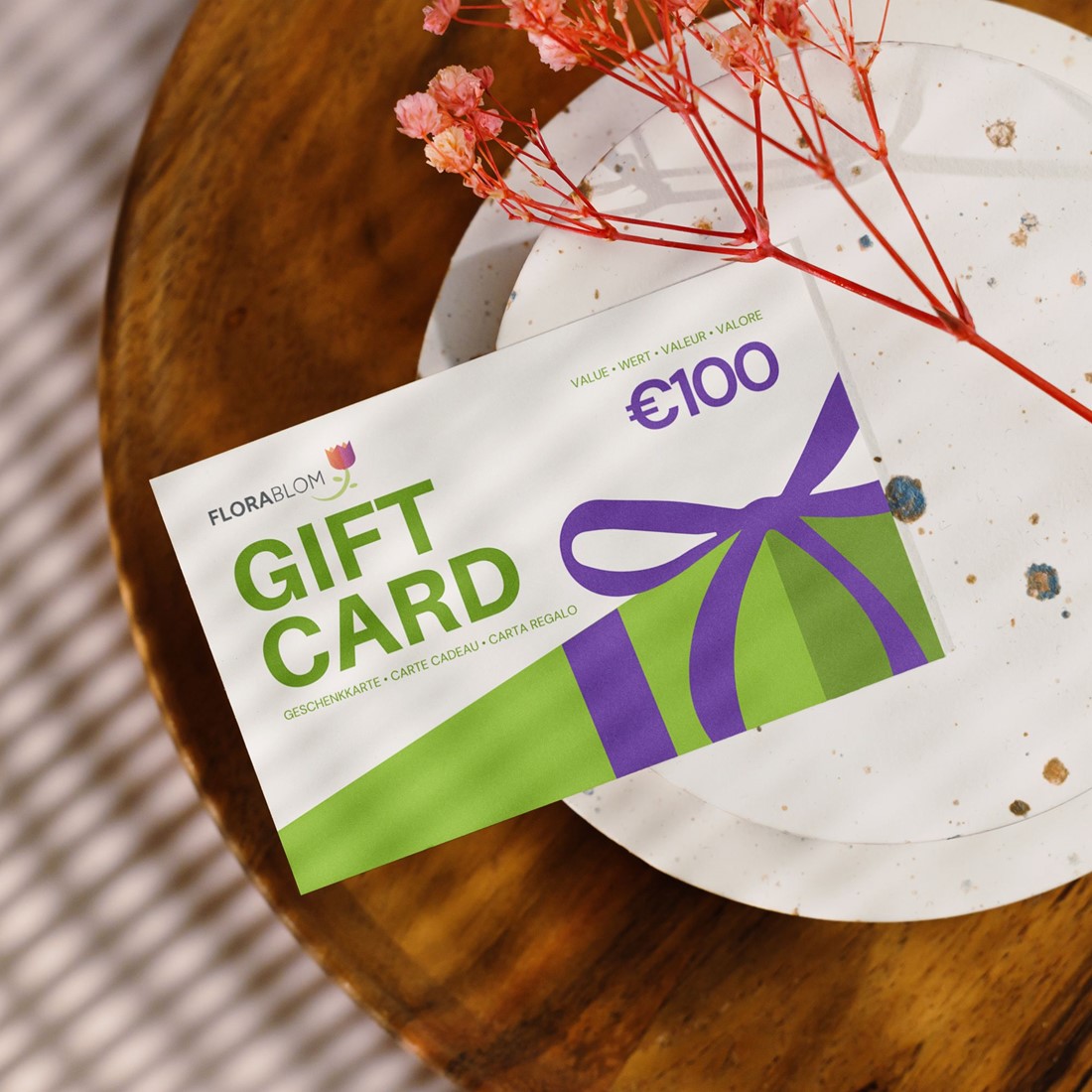 Buy €100 Gift Card – Perfect present for any occasion | Flowerbulbsinc ...