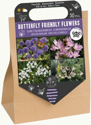 Butterfly Friendly Flowers - 50 Flower Bulbs
