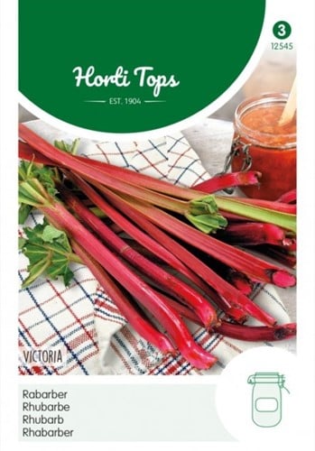 Rhubarb Victoria Seeds - Hortitops (Rheum Undulatum)