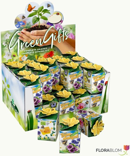 Greengift Bee flowers Mix 40 pcs in showbox