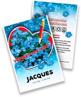 Vergeet-mij-Niet - Myosotis zakjes persoonlijk bedrukt - 500 stuks-2
